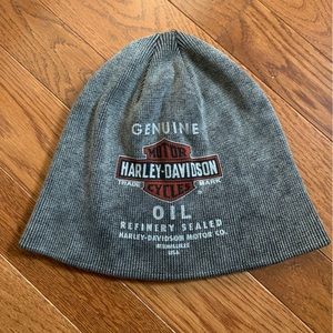 Harley Davidson beanie toque hat - gray